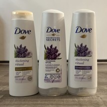 DOVE Thickening Rituals Shampoo & Conditioner With Lavender 12 fl oz - Lot of 3 - $10.99
