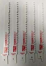 Porter Cable 6" 5/8TPI  Bi-Metal Reciprocating Tiger Saw Blades 14050-5 - $5.45