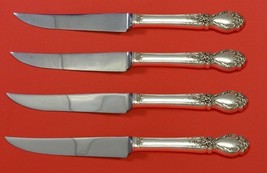 Brocade by International Sterling Silver Steak Knife Set 4pc HHWS  Custom 8 1/2" - $247.10