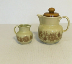 Vintage colditz pottery coffee serving coffee serving pitcher and creame... - $32.62