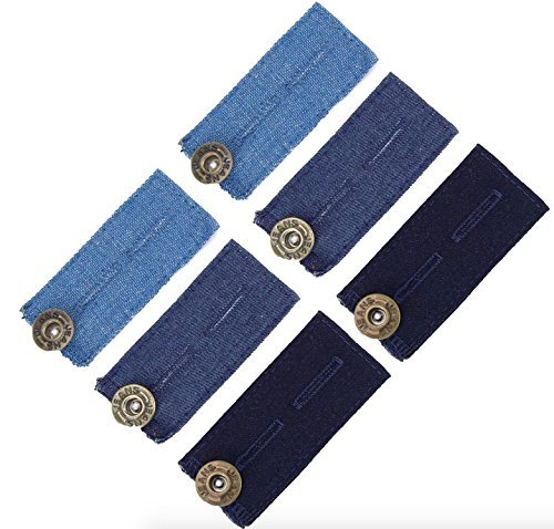 Denim Pant Extender 6-Pack Gives Every Pair of Jeans an Extra Inch or Two