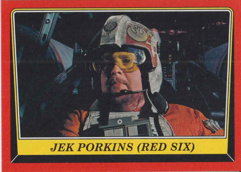 Jek Porkins (Red Six) 2016 Topps Star Wars Rogue One Mission Briefing