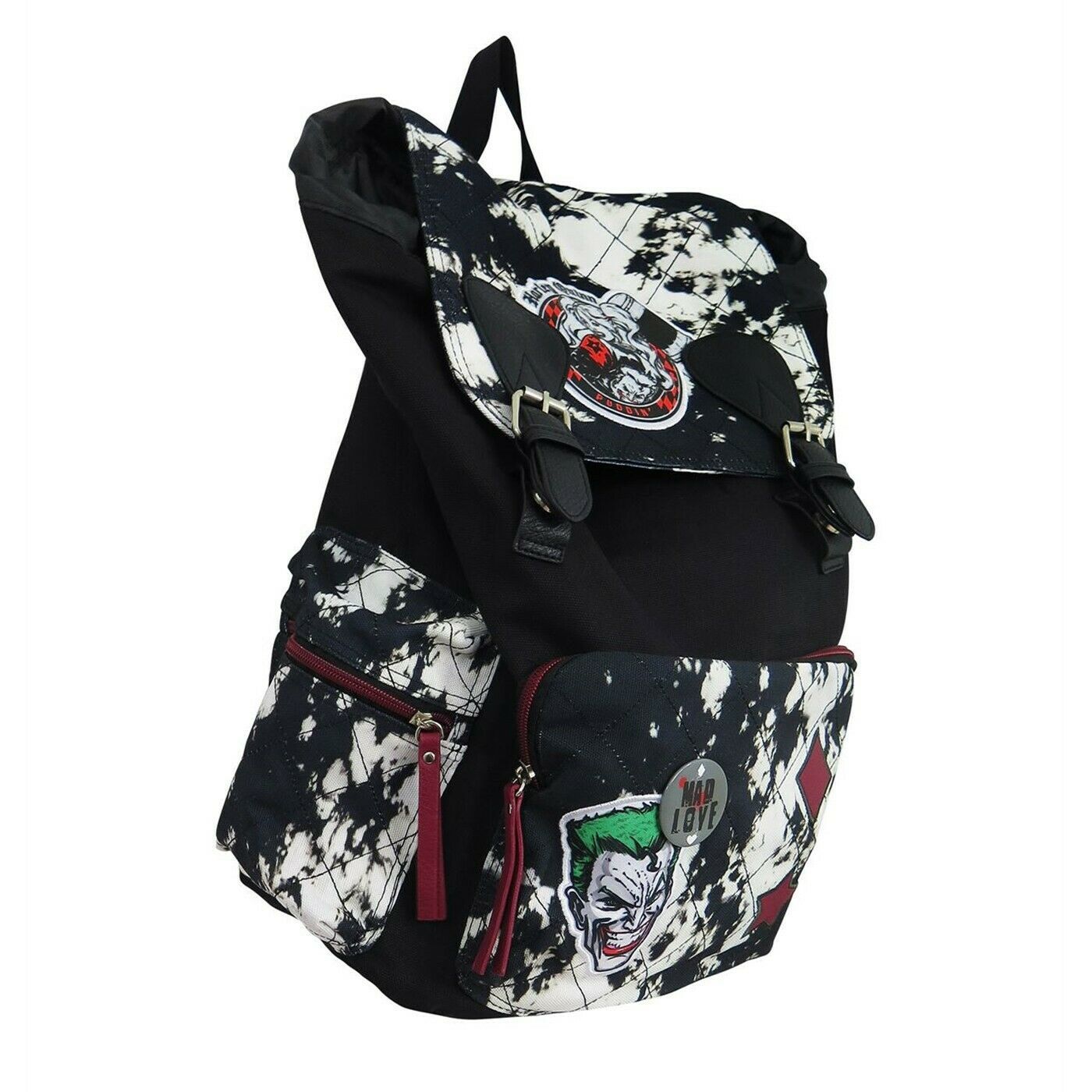 Harley Quinn Better Built Laptop Backpack Black - Bags & Backpacks