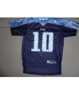 Blue #10 Vince Young Tennessee Titans NFL Football Jersey Youth M Free U... - $23.28