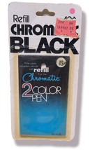 Vintage Chromatic black Pen REFILL for 2 color Pen  - NOS