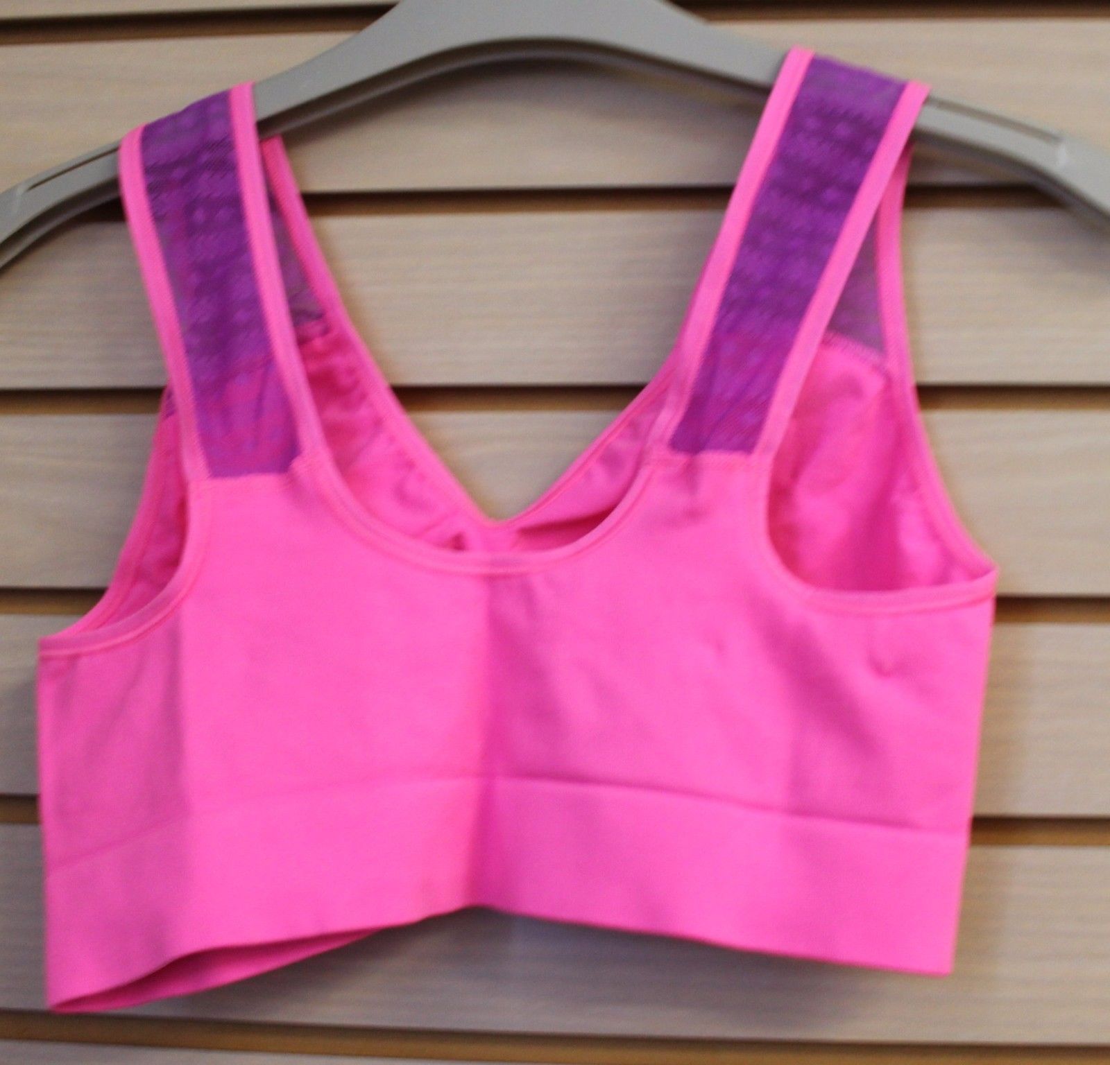 New Hanes Womens Plus Size 3x B C Pink W Mesh Seamless Pullover Sports Bra Bras And Bra Sets