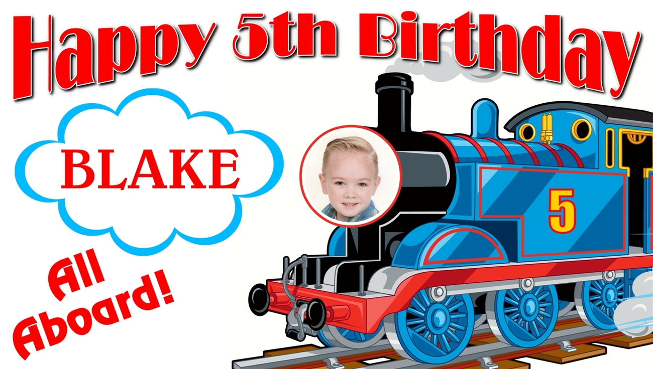 personalized thomas the train