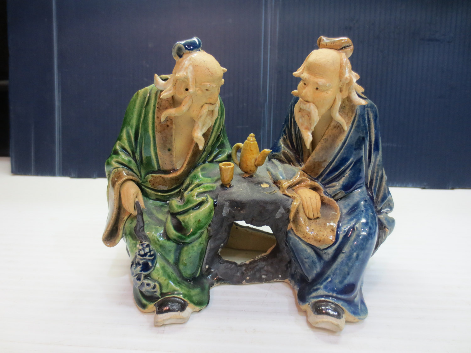 antique chinese clay figurines