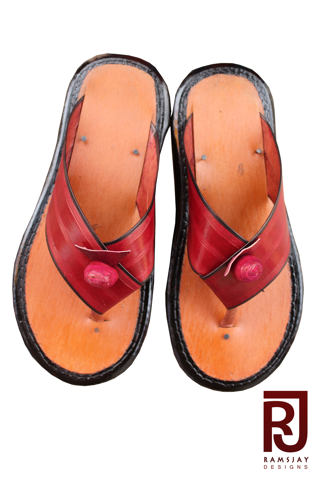 Handmade African Men’s Slippers Ghanaian Traditional Slippers Men's slippers