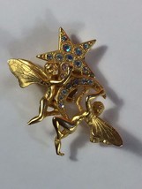 Kirk's Folly Tinkerbell Fairy Pixie Pin - Signed - 2 Inches - Free Shipping - $35.00