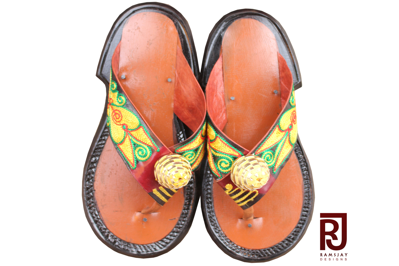 Traditional Handmade Men’s Slipper Ghanaian Traditional Slippers Men's slippers