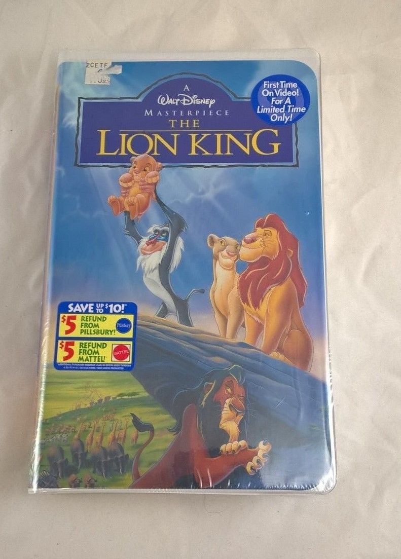 Walt Disney The Lion King (VHS, 1995) Masterpiece Collection - VHS Tapes