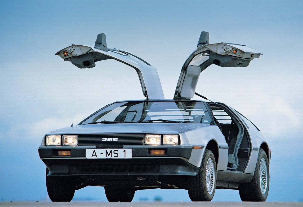 1981 DELOREAN POSTER 24 X 36 INCH movie, man cave, garage, back to the ...