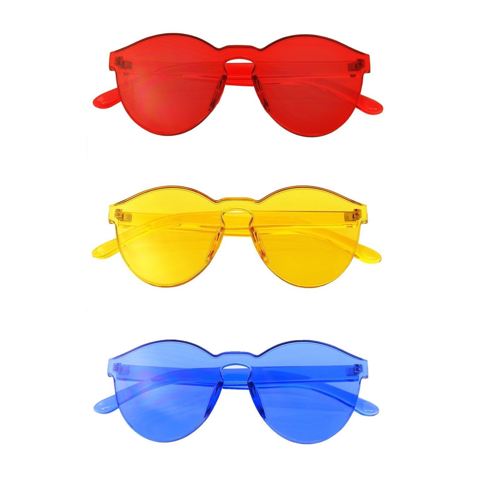 Bundle Of Sunglasses In A Bundles 3 Pairs of Red Mens Womens Sun Glasses EE01