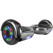 MEGA-Z1-BLK-BT-2 Hoverboard in Black Chrome with Bluetooth Speakers
