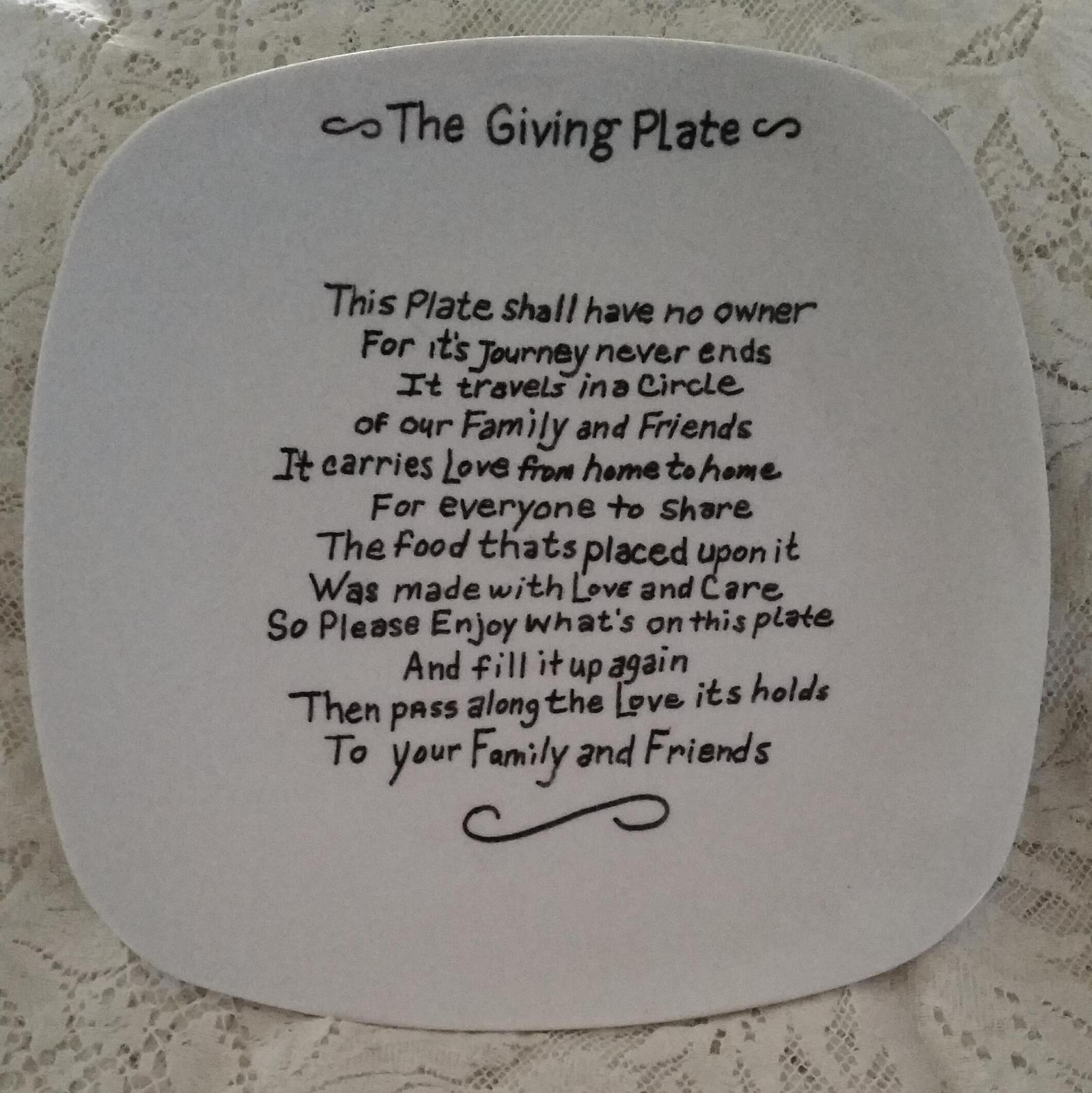 The Giving Sharing Plate Handmade Plates
