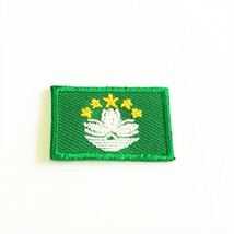Macau Flag Patch National Country Emblem Badge 1.2 x 1.8 Inch Iron On Embroid... - $15.99