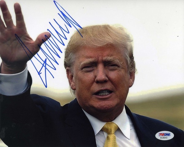 ** DONALD TRUMP SIGNED PHOTO 8X10 RP AUTOGRAPHED GOP REPUBLICAN PARTY ...