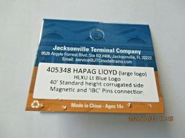 Jacksonville Terminal Company # 405348 HAPAG Lloyd Large Logo 40' Container (N) image 4