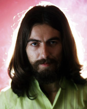 George Harrison 16x20 Canvas Iconic Portrait The Beatles Long Hair Smoke Rising - $69.99