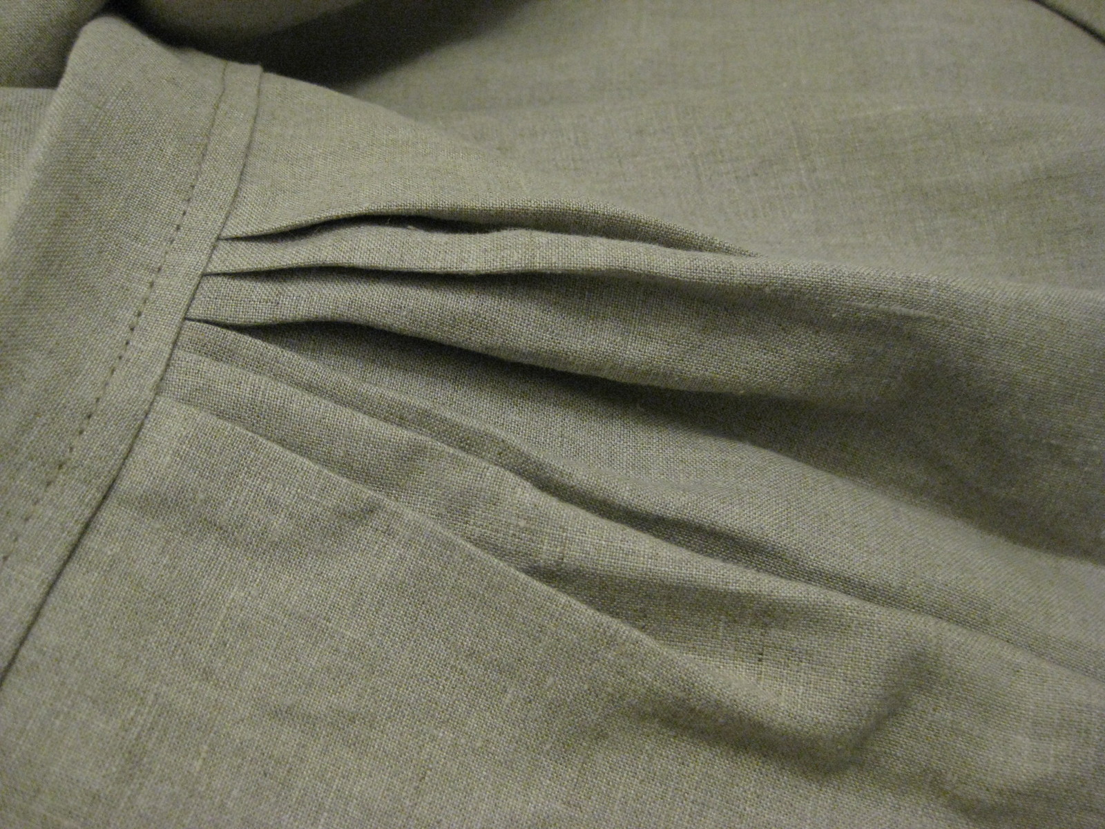 100 pure flax linen shower curtain 72" x 95", with ruffled bottom