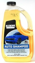 1 Bottle Alchemy Auto Care 64 Oz High Suds Wash & Wax Formula Safe Auto Shampoo