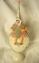 Vintage Inspired Spun Cotton Girl on Heart no. 160 Valentine image 1