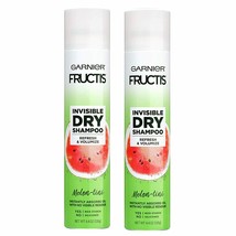 2 Pack Garnier Fructis Invisible Dry Shampoo, MELON-TINI 4.4OZ - $22.77