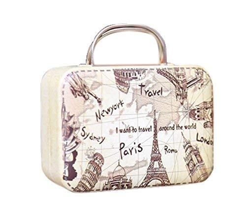PANDA SUPERSTORE Creative Birthday Gift Super Cute Mini Metal Suitcase Musical B