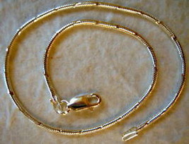 Italie Argent Sterling Diamant Coupe Cheville Bracelet 10 " - $40.04
