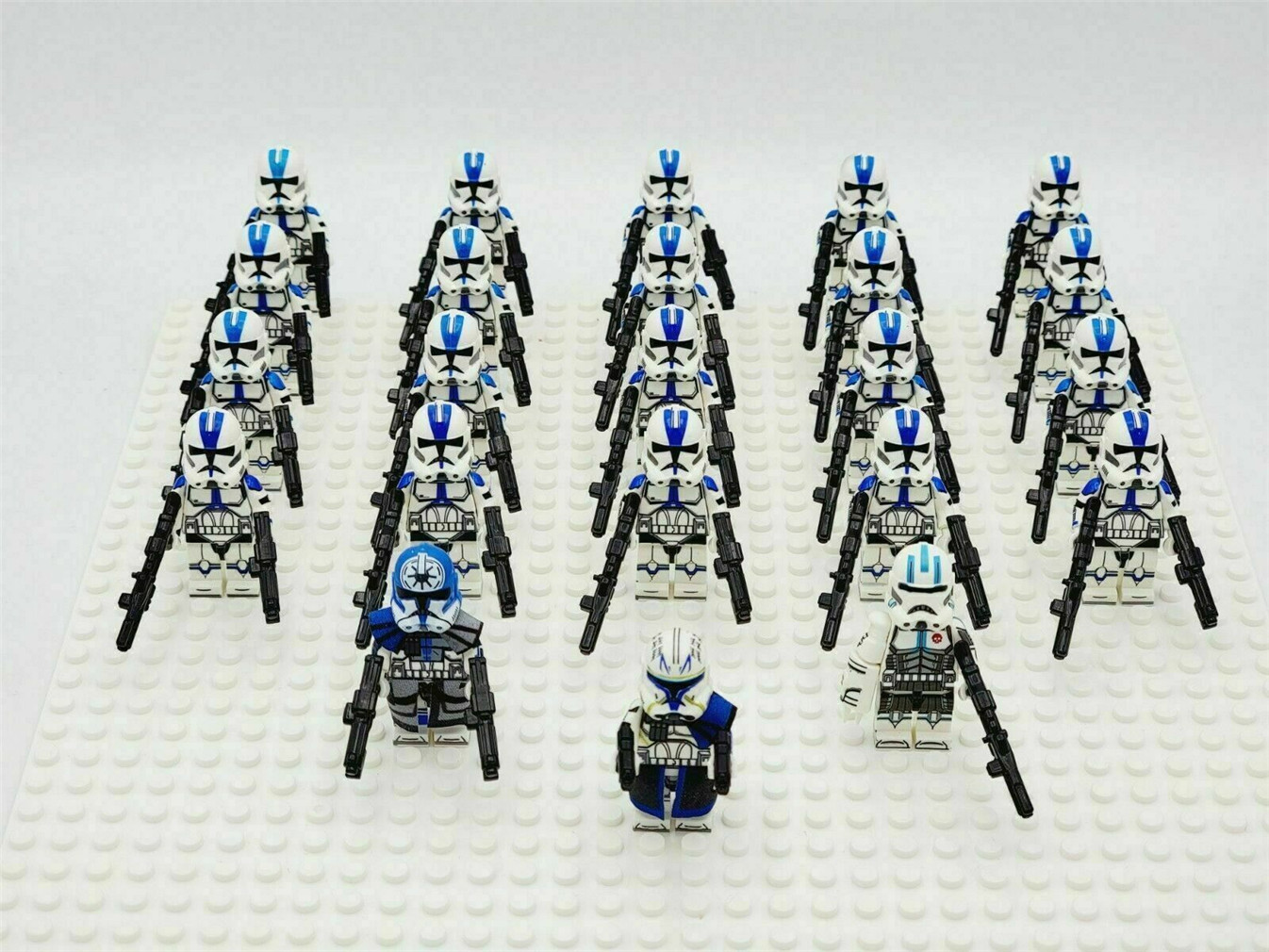 23pcs/set Star Wars 501st Imperial Legion Captain Rex Jesse Echo Minifigures