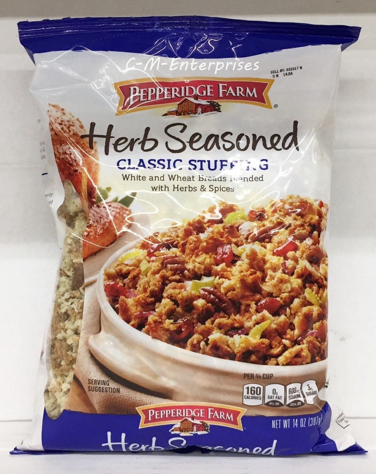 Pepperidge Farm Herb Seasoned Classic Stuffing 14 oz - Grains & Pasta