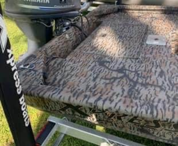 Duck boat camo stencils