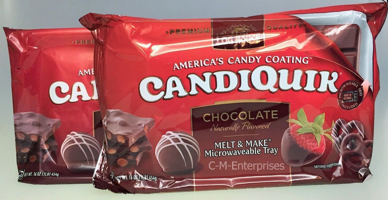 Log House Candiquik Chocolate Flavored Candy Coating 16 oz Baking