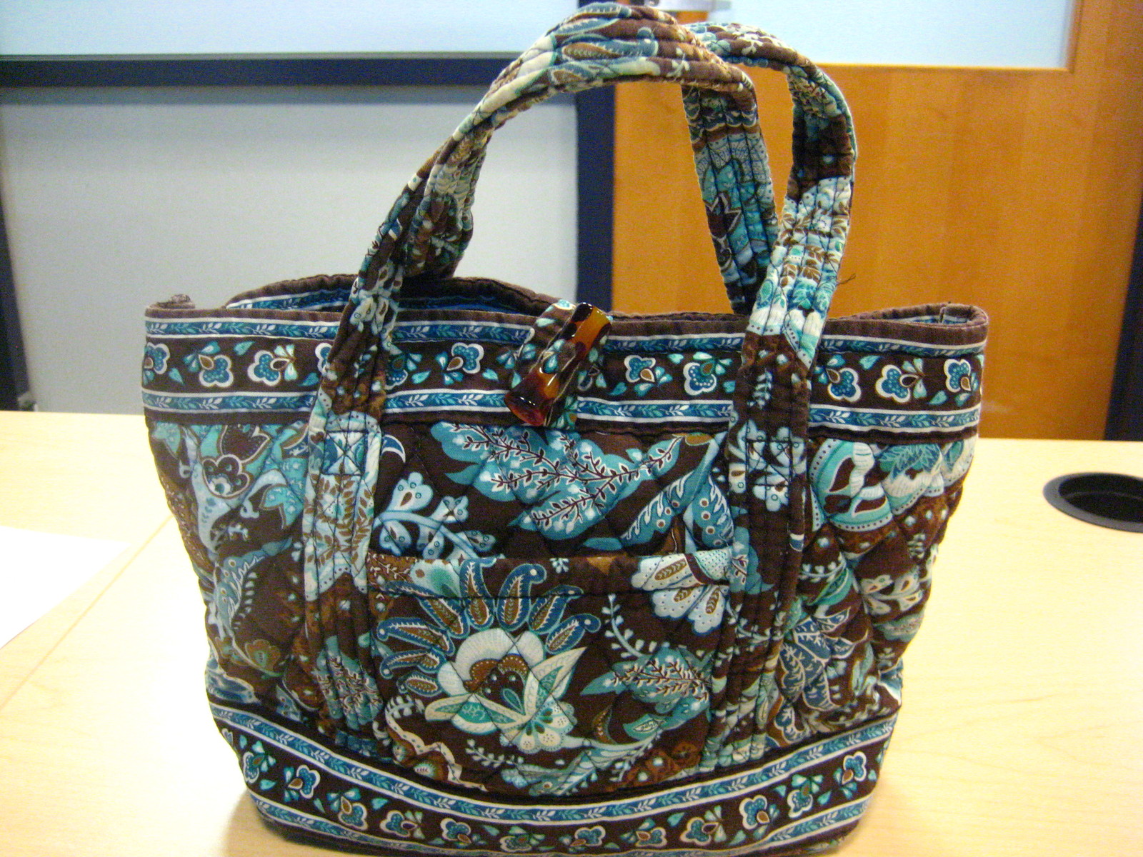 Vera Bradley Java Blue Retired Handbag Totes Handbags & Purses