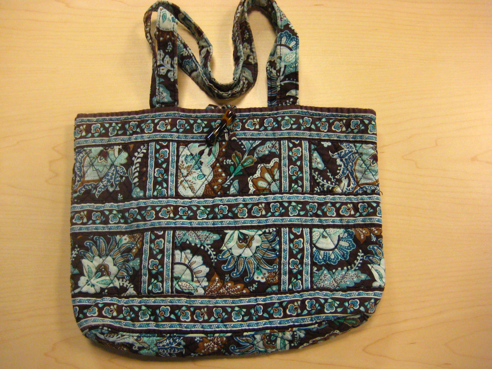Vera Bradley Java Blue Retired Handbag Totes Handbags & Purses