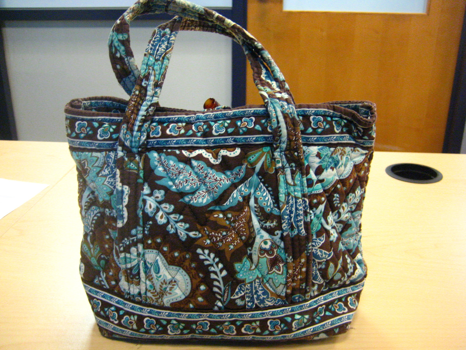 Vera Bradley Java Blue Retired Handbag Totes - Handbags & Purses