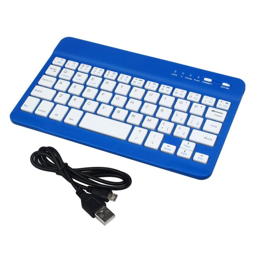 Ultra Slim Aluminum Wireless Bluetooth Keyboard Gaming Keypad Docking