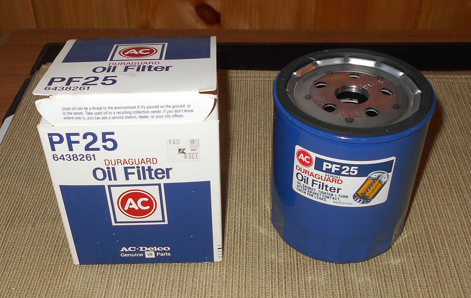 AC Duraguard Oil Filter PF25 6438261 Oil Filters