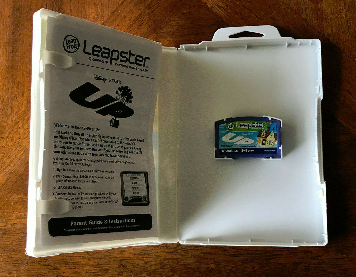 Leapfrog Leapster Disney Pixar Up Works With Leapster 1 And 2 - Video Games