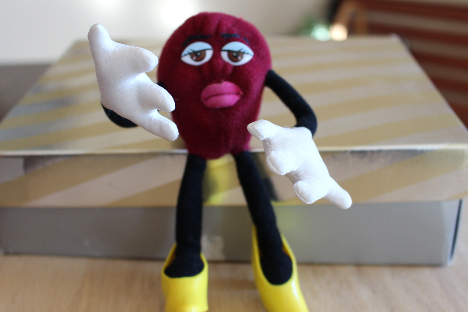 california raisins plush doll