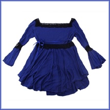 Faire Maidens Lace Up Bodice Flare Sleeves Victorian Renaissance Festival Blouse image 6