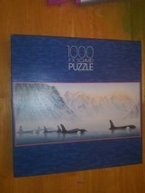Whales 1000 Pcs Exquisit Puzzle F.X. Schmid 98 X 35CM Made In Germany As Is - $8.90