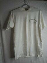 Vtg Single Stitch Double Sided USA White T-Shirt Heart Fruit of the Loom... - $22.76
