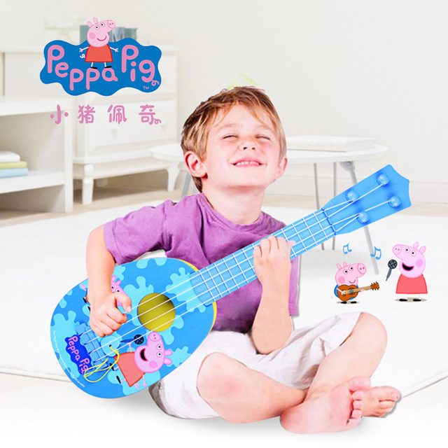 Original Peppa Pig Can Play Guitar 44cm/17.3" 2018 New Children