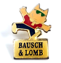 VTG Bausch &amp; Lomb 1992 Barcelona Olympics Mascot Cobi Pin Advertise Souv... - $9.99