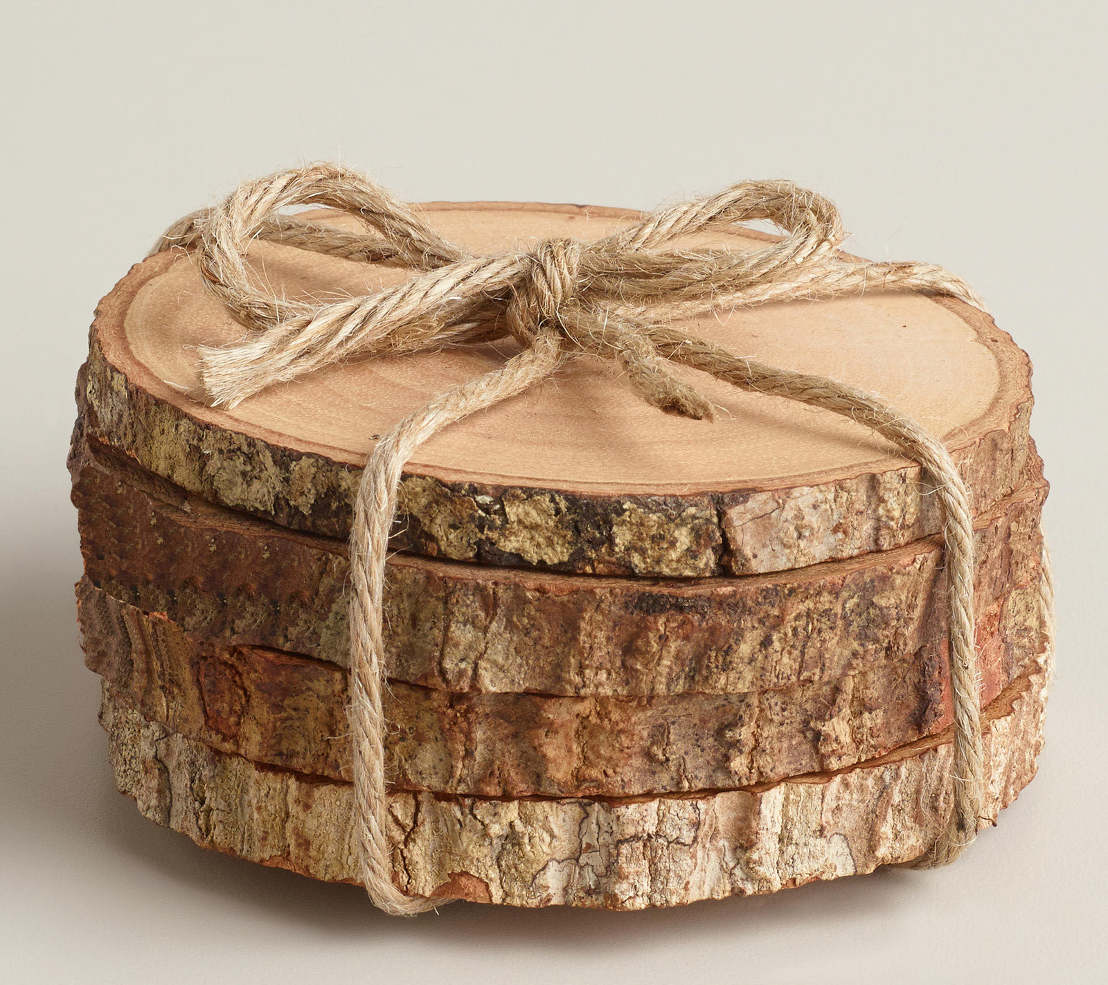 Rustic Wood Coasters Wood Slice Coasters Tree Bark Slice Tree Slices