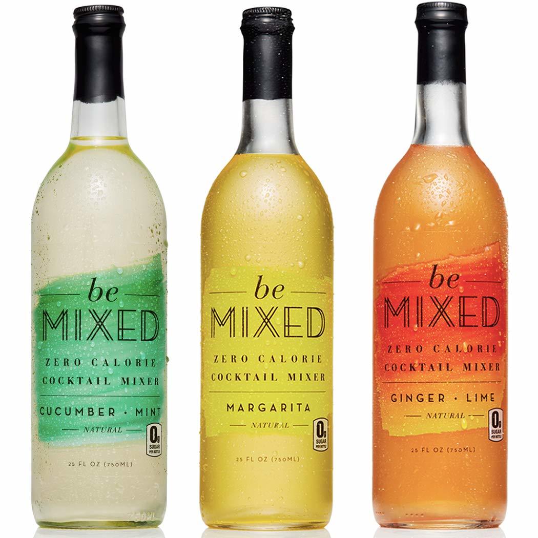 Zero Calorie Cocktail Mixer Variety Pack by Be Mixed Low Carb, Keto