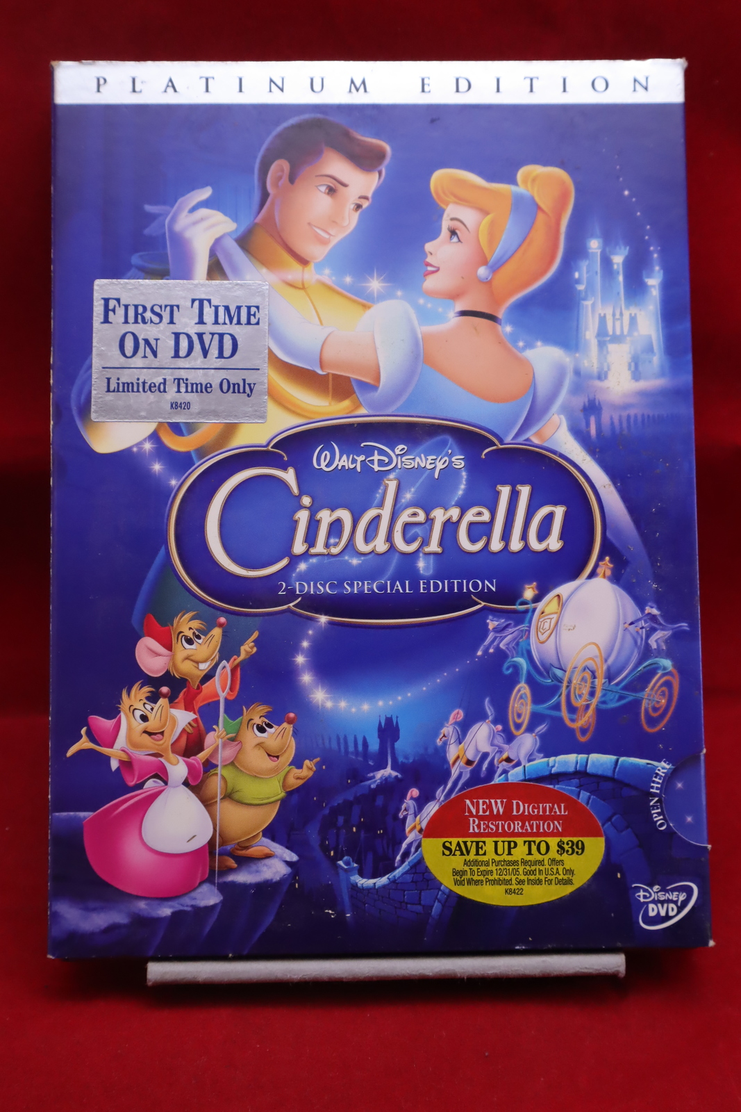 Disney’s Cinderella Platinum Edition 2005 2-Disc Special Edition DVD ...