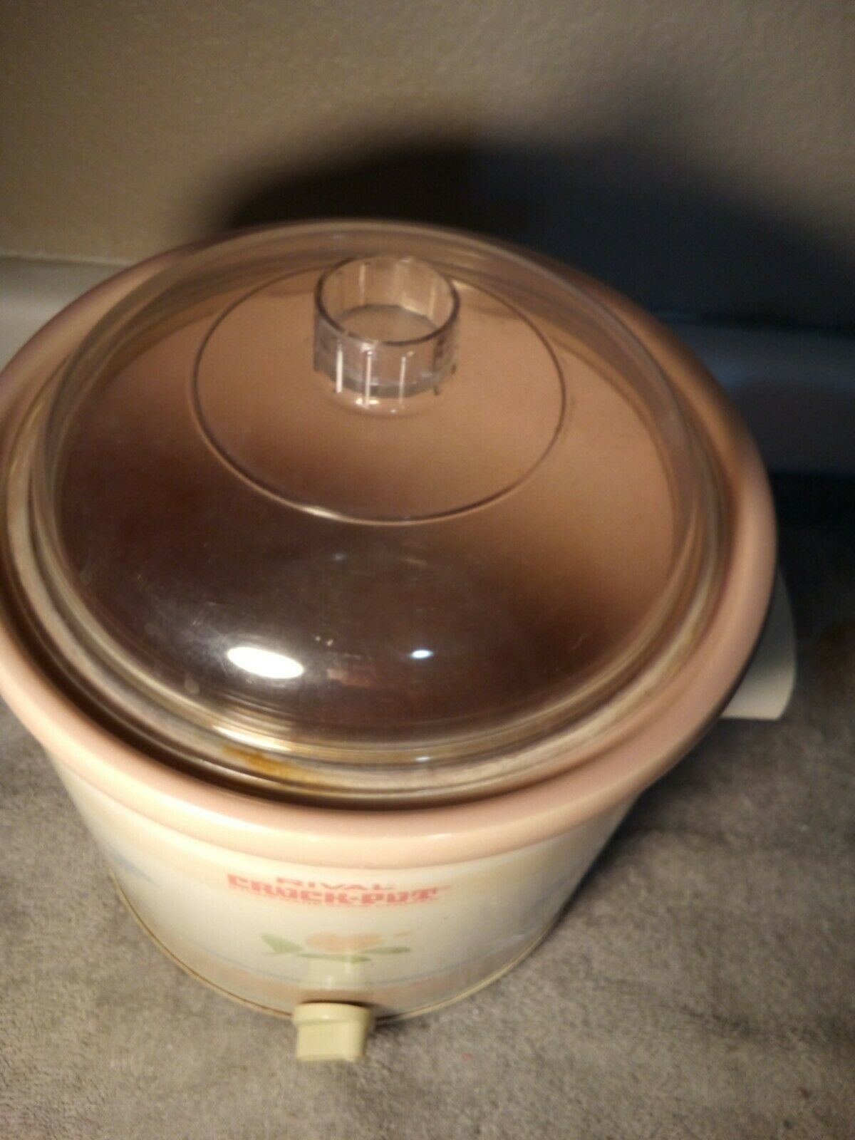 VTG RIVAL CROCK POT SLOW COOKER MODEL 3100PLASTIC LIDFREE SHIP